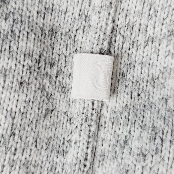 Lululemon Women's Gray Fleecing Cold Heather Hooded Pullover Sweater Size 4 - Picture 5 of 6